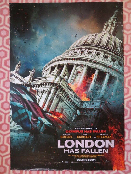 LONDON HAS FALLEN UK ONE SHEET (27"x 41") ROLLED POSTER MORGAN FREEMAN 2016