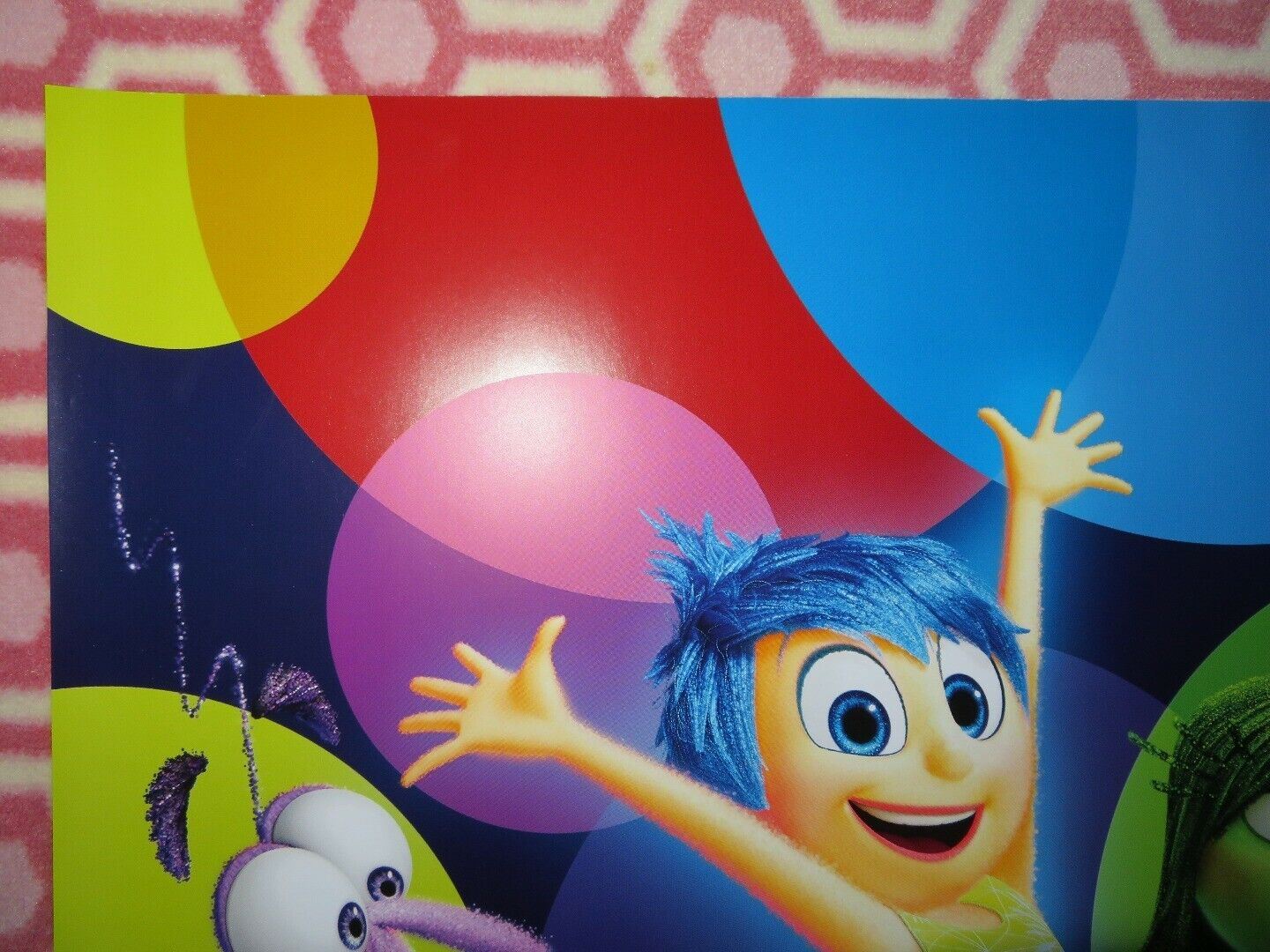 INSIDE OUT QUAD (30"x 40") ROLLED POSTER DISNEY AMY POEHLER RICHARD KIND 2015