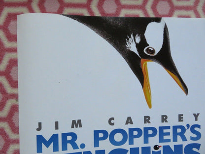 MR. POPPER'S PENGUINS QUAD (30"x 40") ROLLED POSTER JIM CARREY 2011