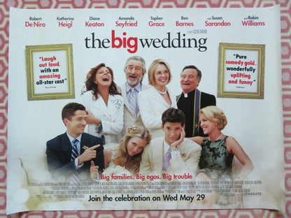 THE BIG WEDDING QUAD (30"x 40") ROLLED POSTER ROBERT DINOR ROBIN WILLIAMS 2013