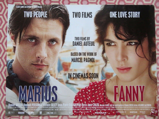 DOUBLE BILL MARIUS  FANNY QUAD (30"x 40") ROLLED POSTER DANIEL AUTEUIL 2013