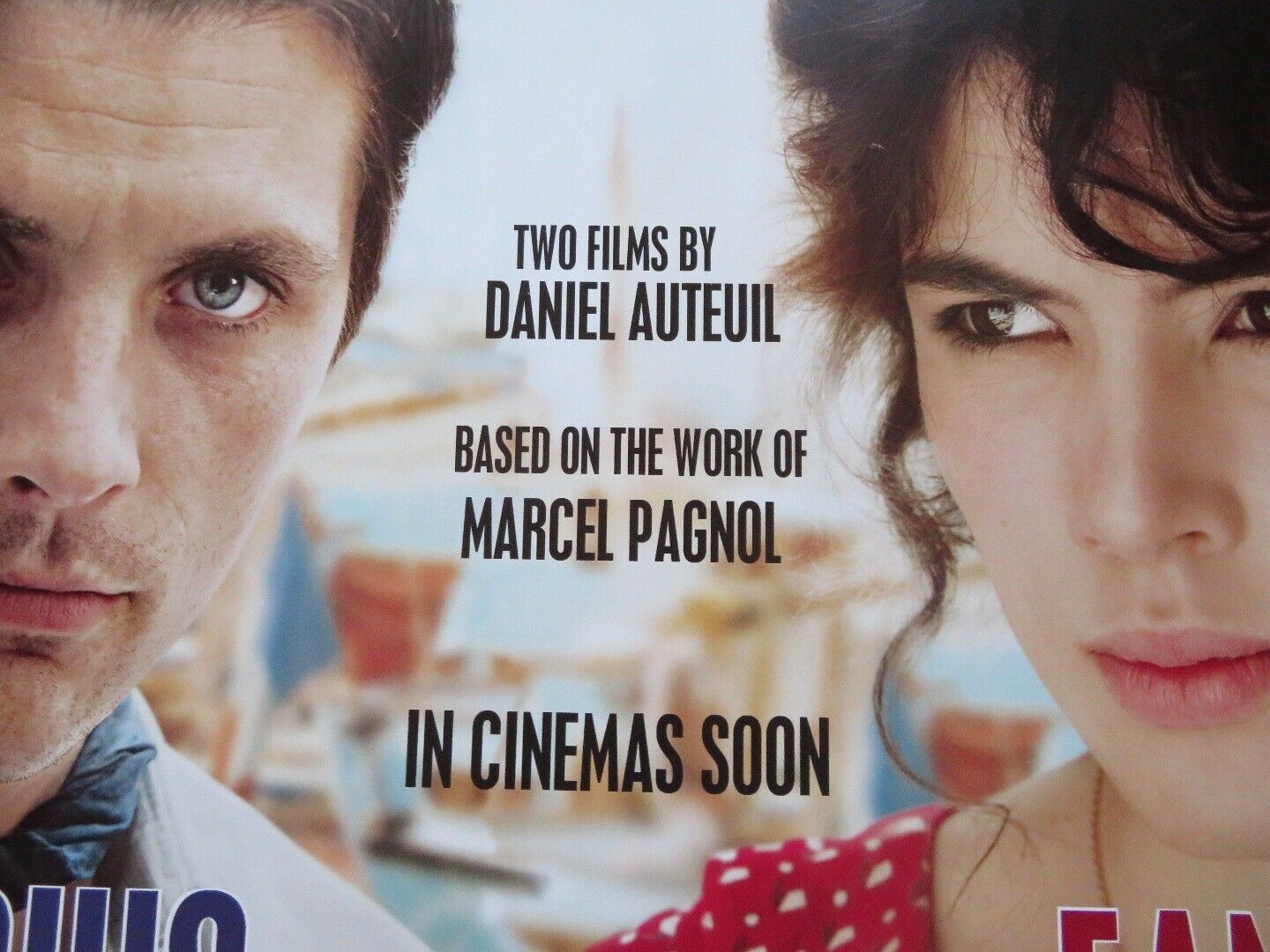 DOUBLE BILL MARIUS  FANNY QUAD (30"x 40") ROLLED POSTER DANIEL AUTEUIL 2013