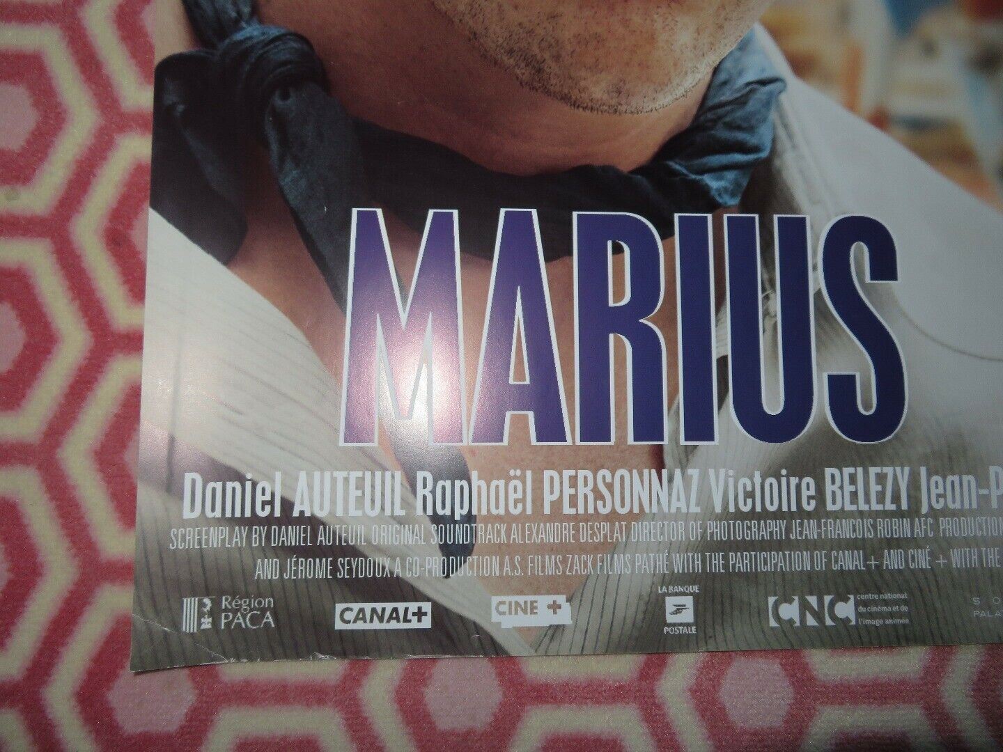 DOUBLE BILL MARIUS  FANNY QUAD (30"x 40") ROLLED POSTER DANIEL AUTEUIL 2013