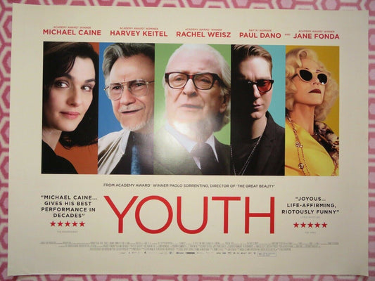 YOUTH QUAD (30"x 40") ROLLED POSTER MICHAEL CAINE HARVEY KEITHEL JANE FONDA