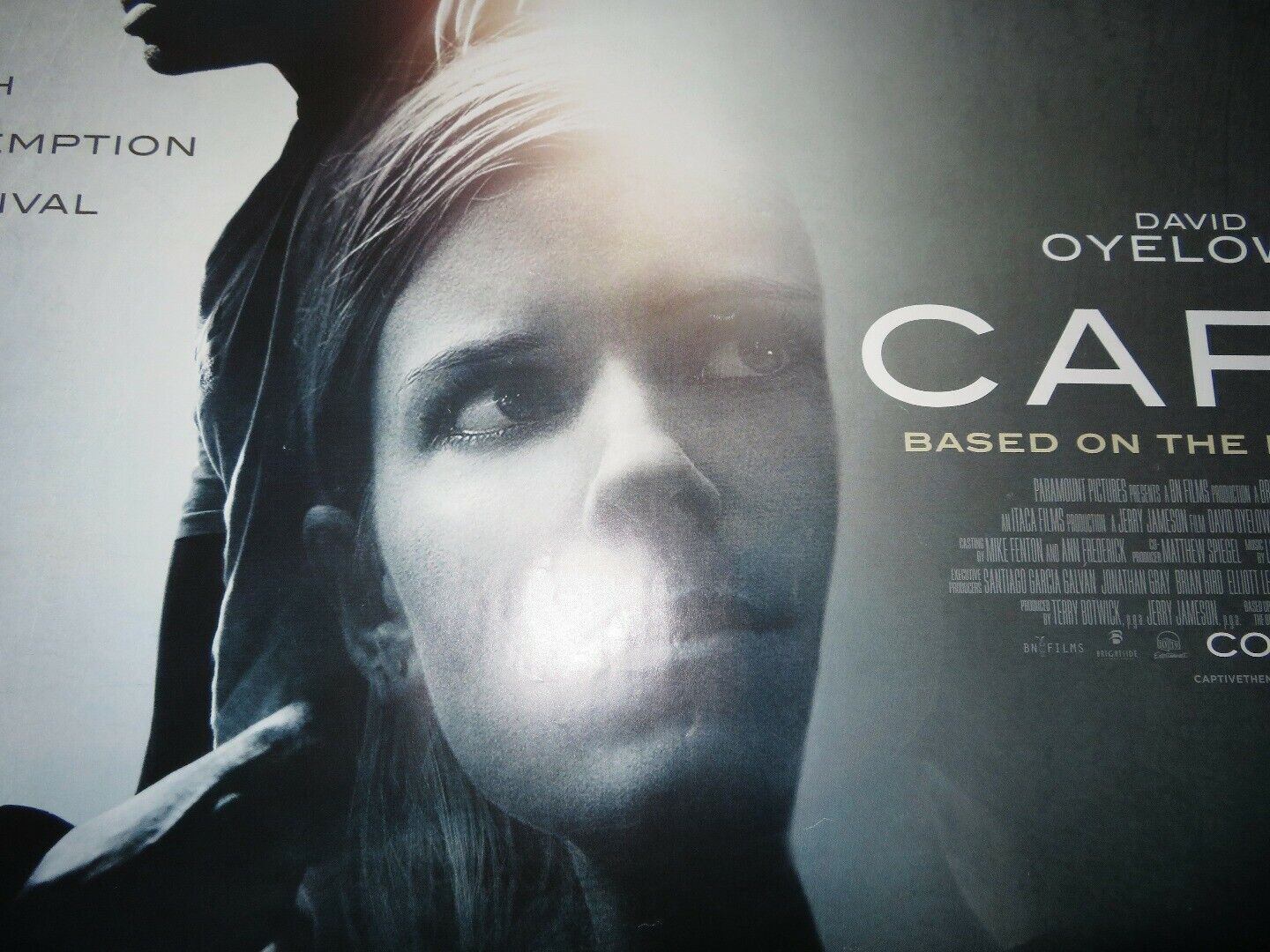 CAPTIVE QUAD (30"x 40") ROLLED POSTER DAVID OYELOWO KATE MARA RICK WARREN