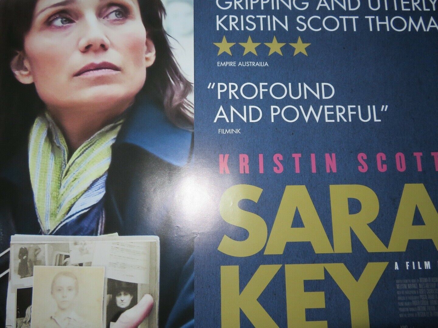 SARAH'S KEY/ ELLE S'APPELAITE SARAH QUAD (30"x 40") ROLLED POSTER KRISTIN SCOTT