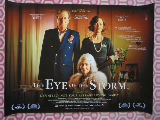 THE EYE OF THE STORM QUAD (30"x 40") ROLLED POSTER GEOFFREY RUSH JUDY DAVIS 2011