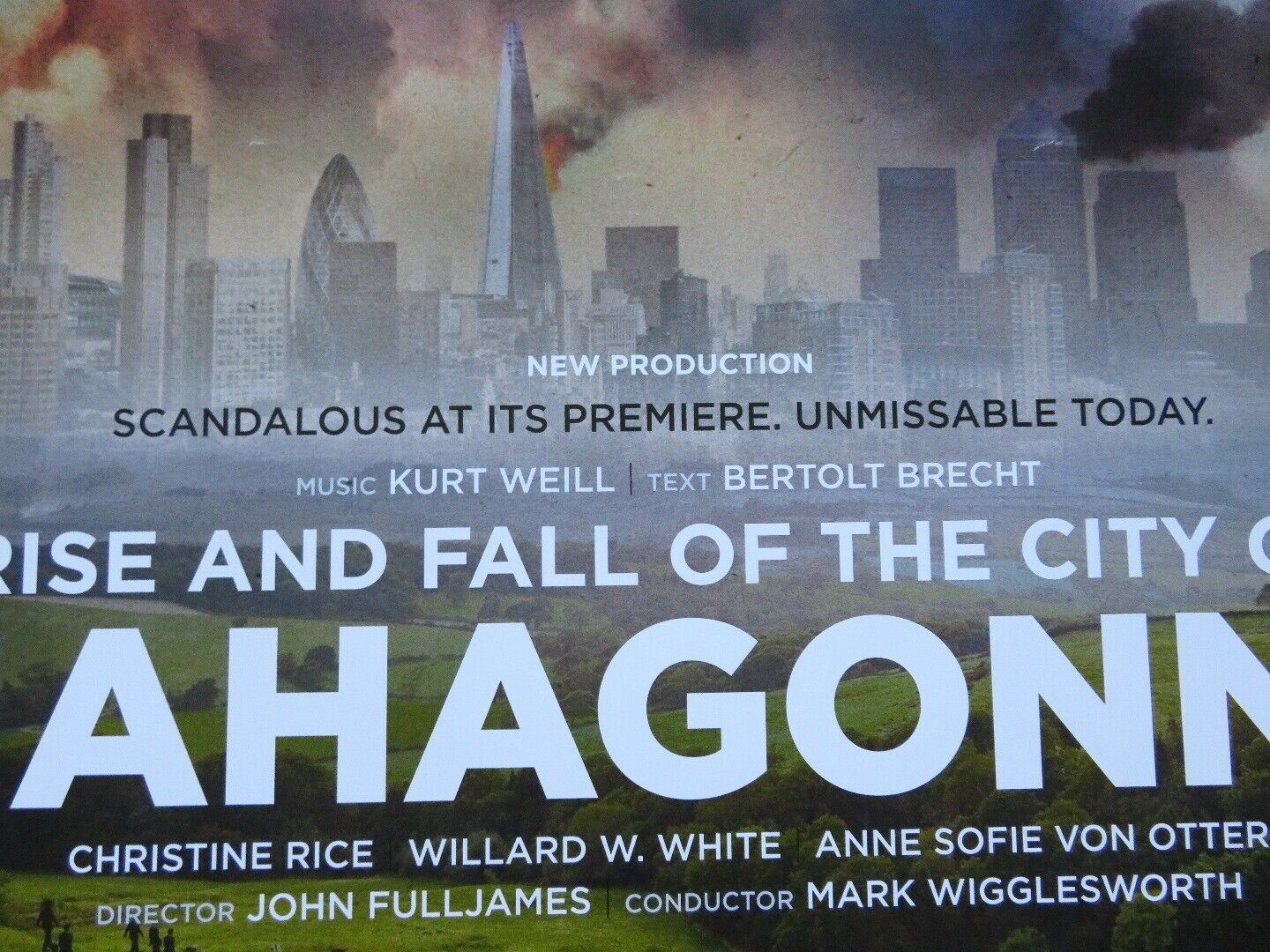 RISE AND FALL OF THE CITY OF MAHAGONNY QUAD (30"x 40") ROLLED POSTER ROH