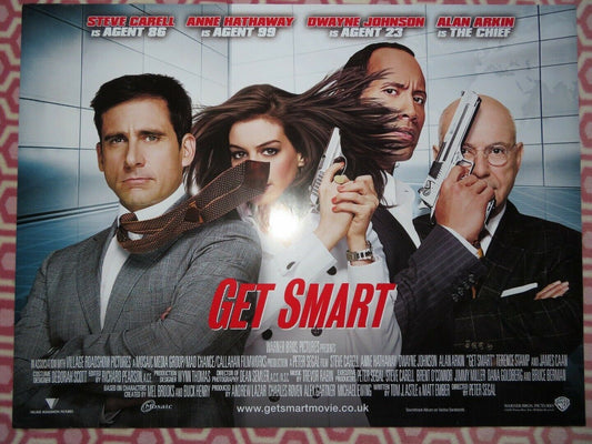 GET SMART QUAD (30"x 40") ROLLED POSTER STEVE CARELL ANNE HATHAWAY ALAN ARKIN