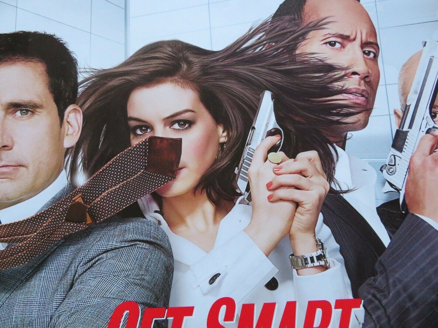 GET SMART QUAD (30"x 40") ROLLED POSTER STEVE CARELL ANNE HATHAWAY ALAN ARKIN