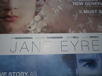 JANE EYRE QUAD (30"x 40") ROLLED POSTER MIA WASIKOWKA MICHAEL FASSBENDER 2011