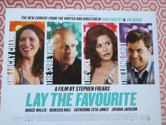 LAY THE FAVOURITE QUAD (30"x 40") ROLLED POSTER BRUCE WILLIS REBECCA HALL 2012