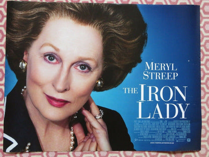 THE IRON LADY  QUAD (30"x 40") ROLLED POSTER MERYL STREEP JIM BROADBENT 2011