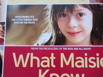 WHAT MAISIE KNEW QUAD (30"x 40") ROLLED POSTER JULIANNE MOORE STEVE COOGAN 2012