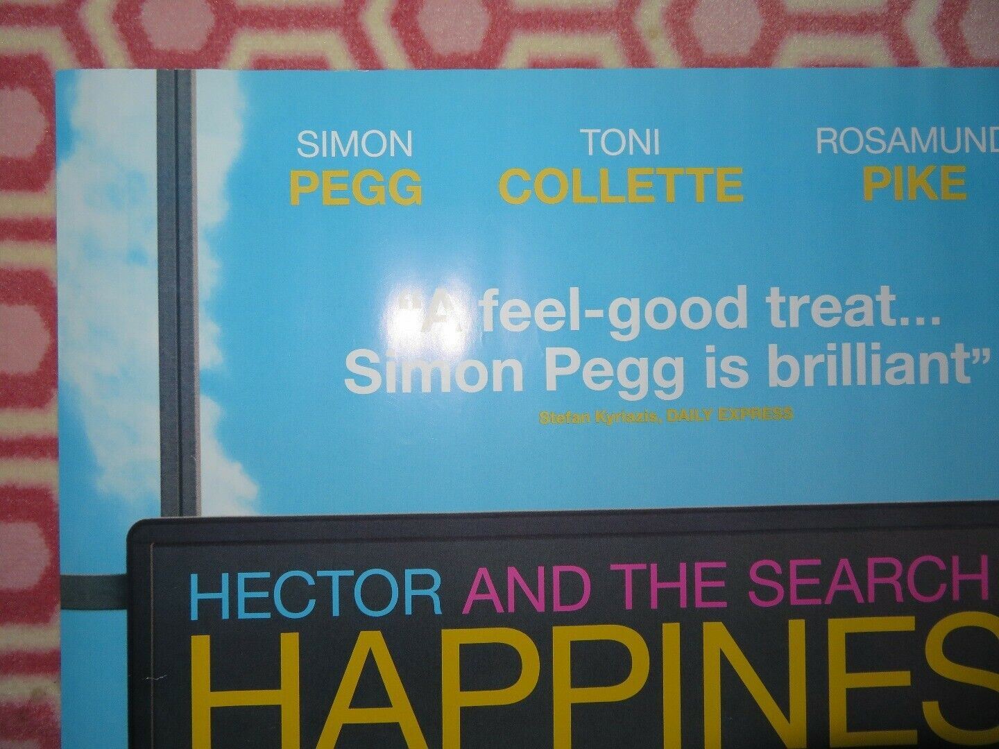 HECTOR ND THE SEARCH FOR HAPPINESS QUAD (30"x 40") ROLLED POSTER SIMON PEGG 2014