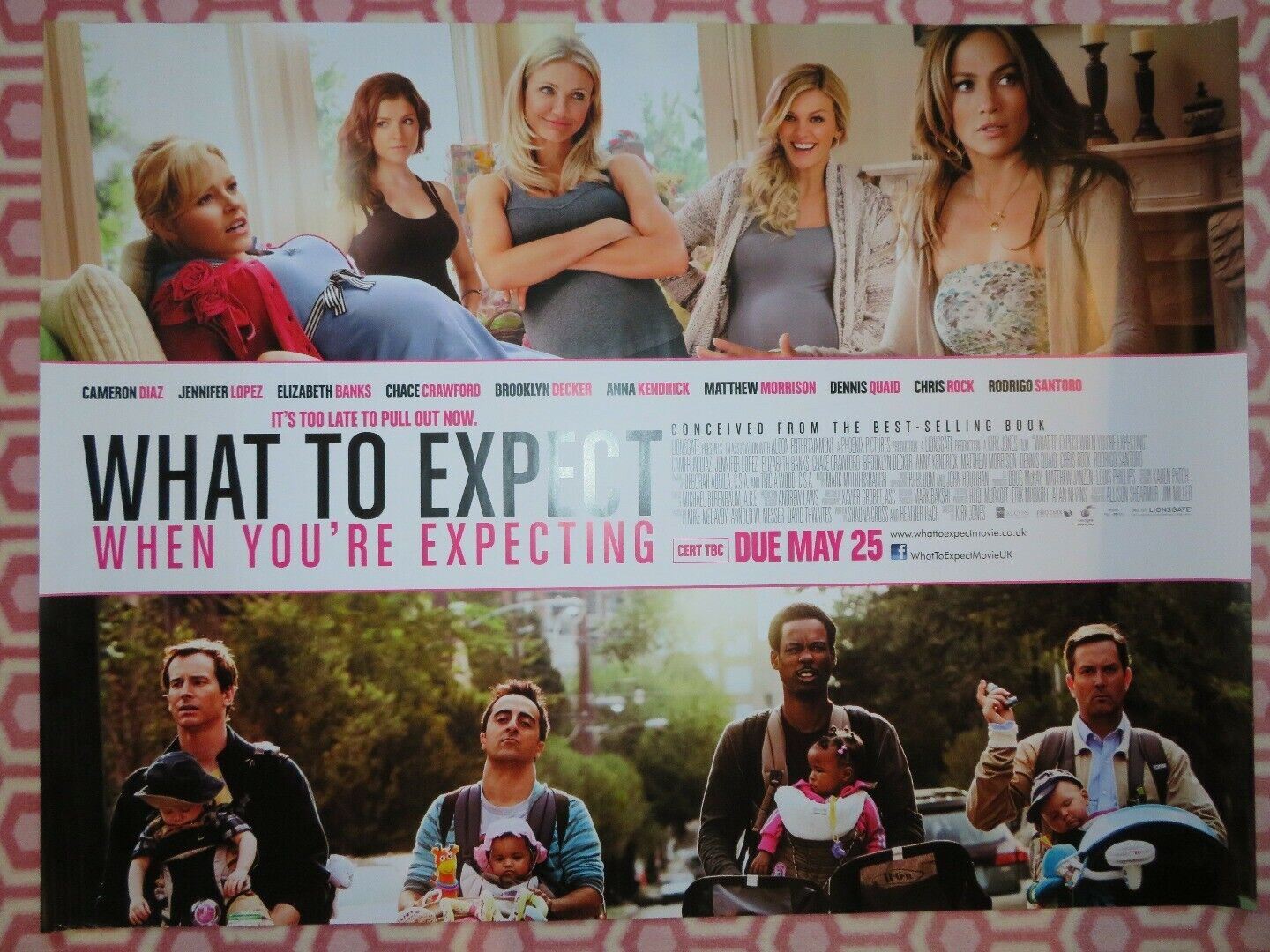 WHAT TO EXPECT WHEN YOU'RE EXPECTING QUAD (30"x 40") ROLLED POSTER CHRIS ROCK