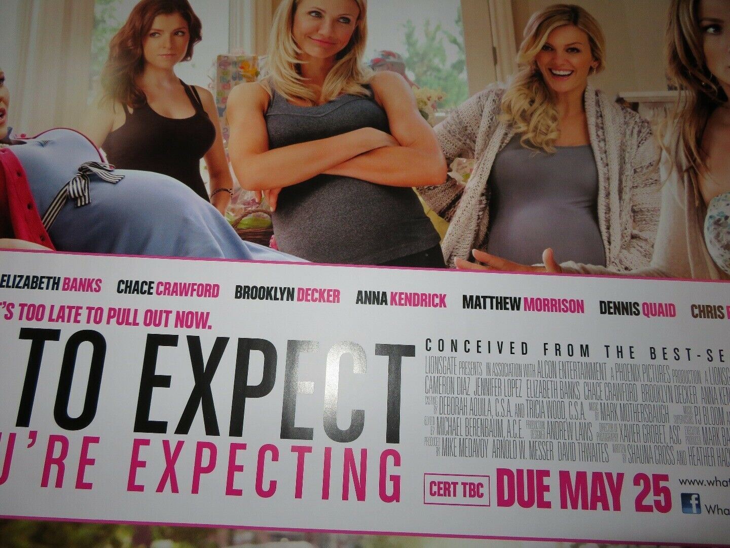 WHAT TO EXPECT WHEN YOU'RE EXPECTING QUAD (30"x 40") ROLLED POSTER CHRIS ROCK