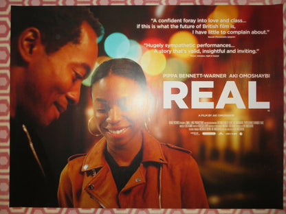 REAL QUAD (30"x 40") ROLLED POSTER PIPPA BENNETT-WARNER AKI OMOSHAYBI 2019