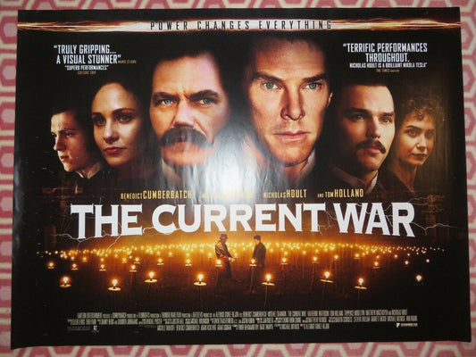 THE CURRENT WAR QUAD (30"x 40") ROLLED POSTER BENEDICT CUMBERBATCH  TOM HOLLAND