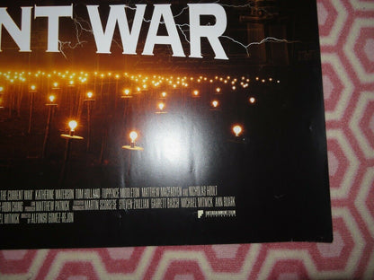 THE CURRENT WAR QUAD (30"x 40") ROLLED POSTER BENEDICT CUMBERBATCH  TOM HOLLAND