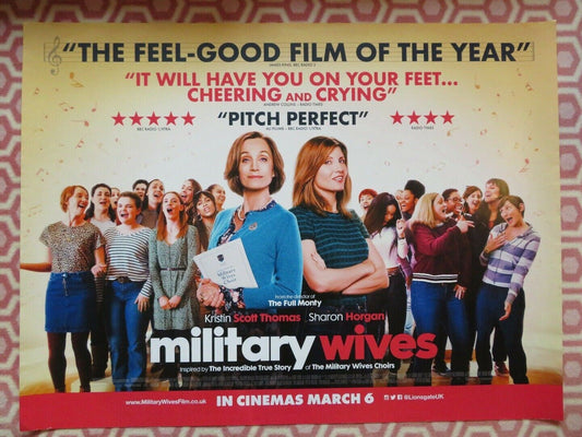 MILITARY WIVES QUAD (30"x 40") ROLLED POSTER KIRSTIN SCOTT THOMAS SHARON HORGAN