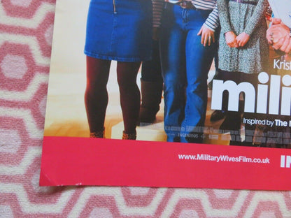 MILITARY WIVES QUAD (30"x 40") ROLLED POSTER KIRSTIN SCOTT THOMAS SHARON HORGAN