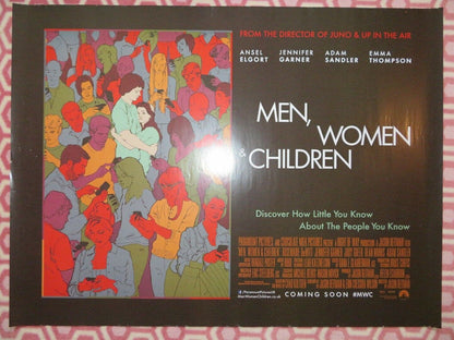 MEN, WOMEN & CHILDREN QUAD (30"x 40") ROLLED POSTER ANSEL ELGORT JENNIFER GARNER