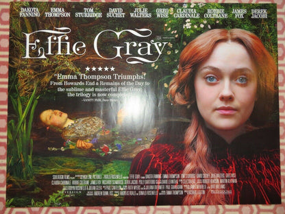 EFFIE GRAY QUAD (30"x 40") ROLLED POSTER DAKOTA FANNING EMMA THOMPSON 2014