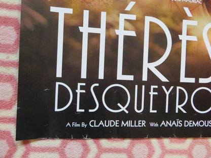 THERESE DEQUEYROUX QUAD (30"x 40") ROLLED POSTER AUDREY TATOU GILLES LELLOUCHE