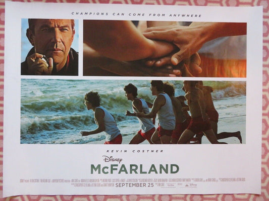 MCFARLAND QUAD (30"x 40") ROLLED POSTER DISNEY KEVIN COSTNER 2015