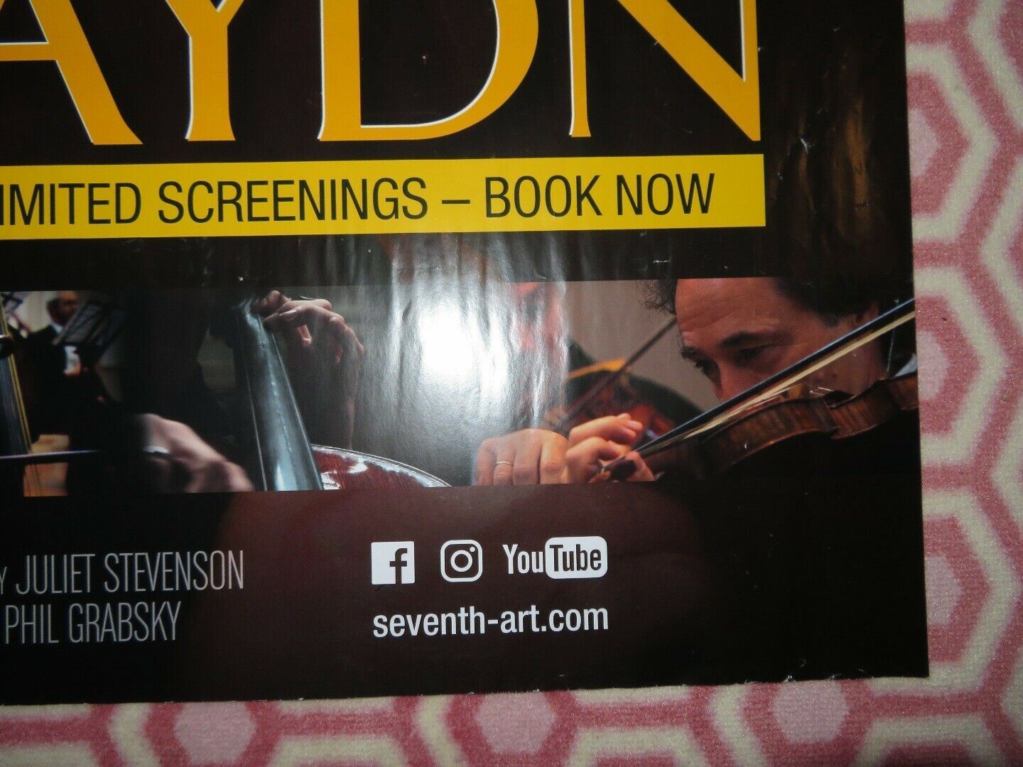 IN SEARCH OF HAYDN QUAD (30"x 40") ROLLED POSTER B BEETHOVEN 2012