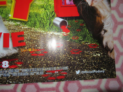 PUDSEY THE DOG THE MOVIE QUAD (30"x 40") ROLLED POSTER DAVID WALLIAMS 2014