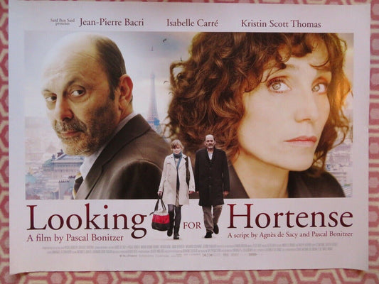 LOOKING FOR HORTENSE QUAD (30"x 40") ROLLED POSTER JEAN-PIERRE BARCRI 2012