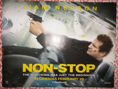 NON-STOP QUAD (30"x 40") ROLLED POSTER LIAM NEESON JULIANNE MOORE  2014