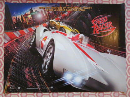 SPEED RACER QUAD (30"x 40") ROLLED POSTER SUSAN SARANDON JOHN GOODMAN 2008