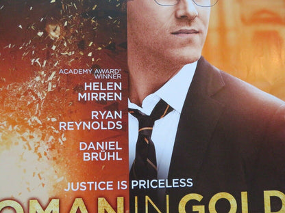 WOMAN IN GOLD QUAD (30"x 40") ROLLED POSTER HELEN MIRREN RYAN REYNOLDS 2015