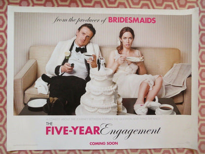 THE FIVE-YEAR ENGAGEMENT QUAD (30"x 40") ROLLED POSTER JASON SEGEL EMILY BLUNT