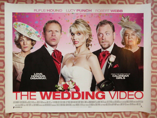 WEDDING VIDEO QUAD (30"x 40") ROLLED POSTER RUFUS HOUND LUCY PUNCH ROBERT WEBB