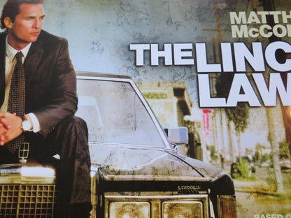 THE LINCOLN LAWYER QUAD (30"x 40") ROLLED POSTER MATTHEW MCCONAUGHEY 2011