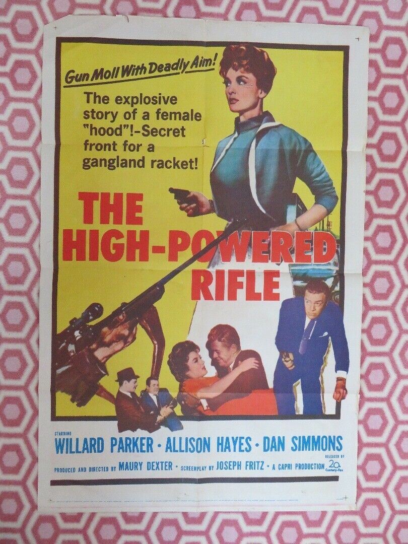 THE HIGH POWERED RIFLE US ONE SHEET (27 x 41)POSTER WILLARD PARKER ALL ...