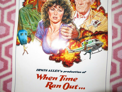 WHEN TIME RAN OUT... US INSERT (14"x 36") POSTER PAUL NEWMAN WILLIAM HOLDEN 1980