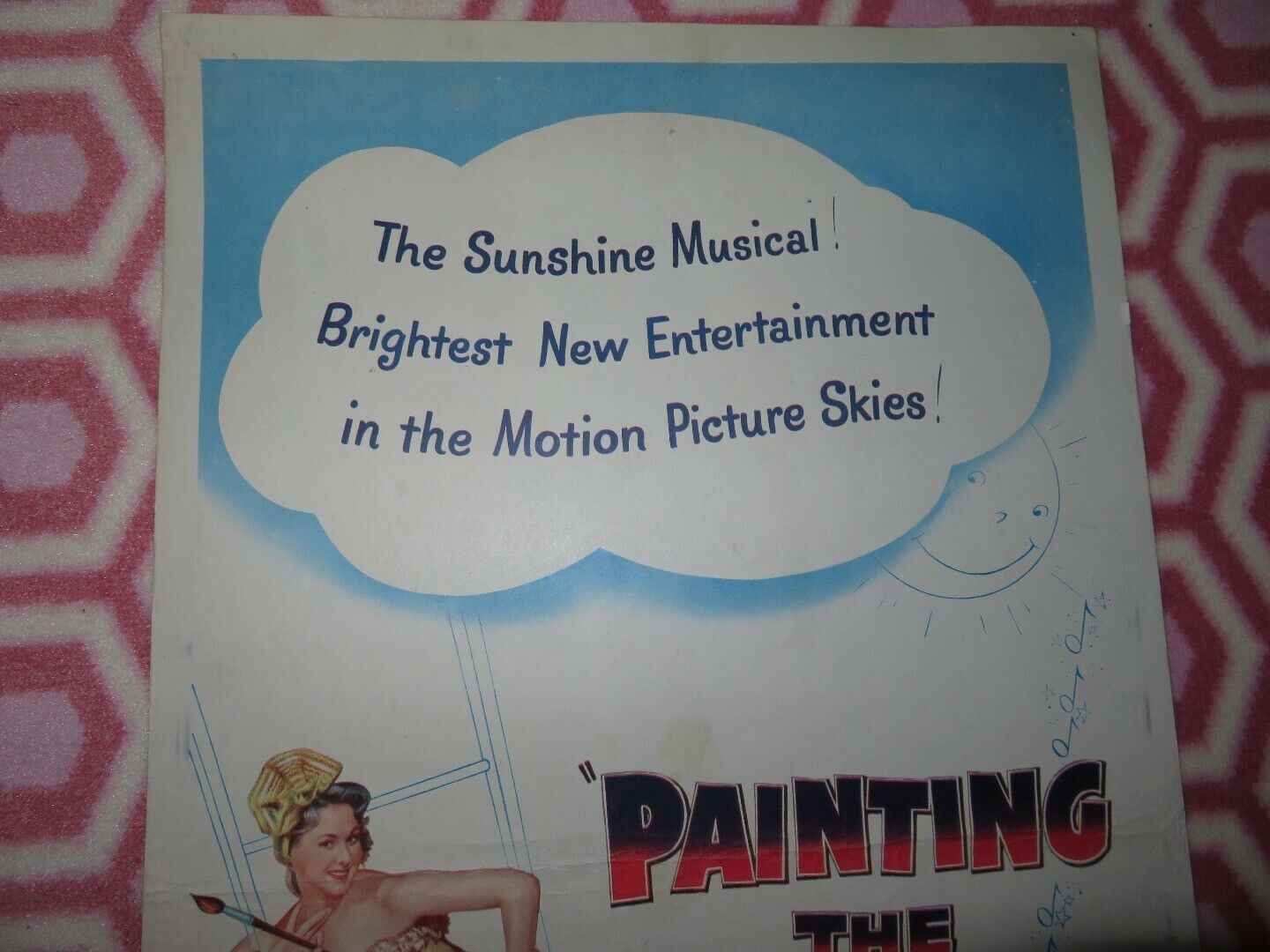 PAINTING THE CLOUDS WITH SUNSHINE US INSERT (14"x 36") POSTER DENNIS MORGAN 51