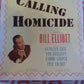 CALLING HOMICIDE US INSERT (14"x 36") POSTER BILL ELLIOTT KATHLEEN CASE 1956