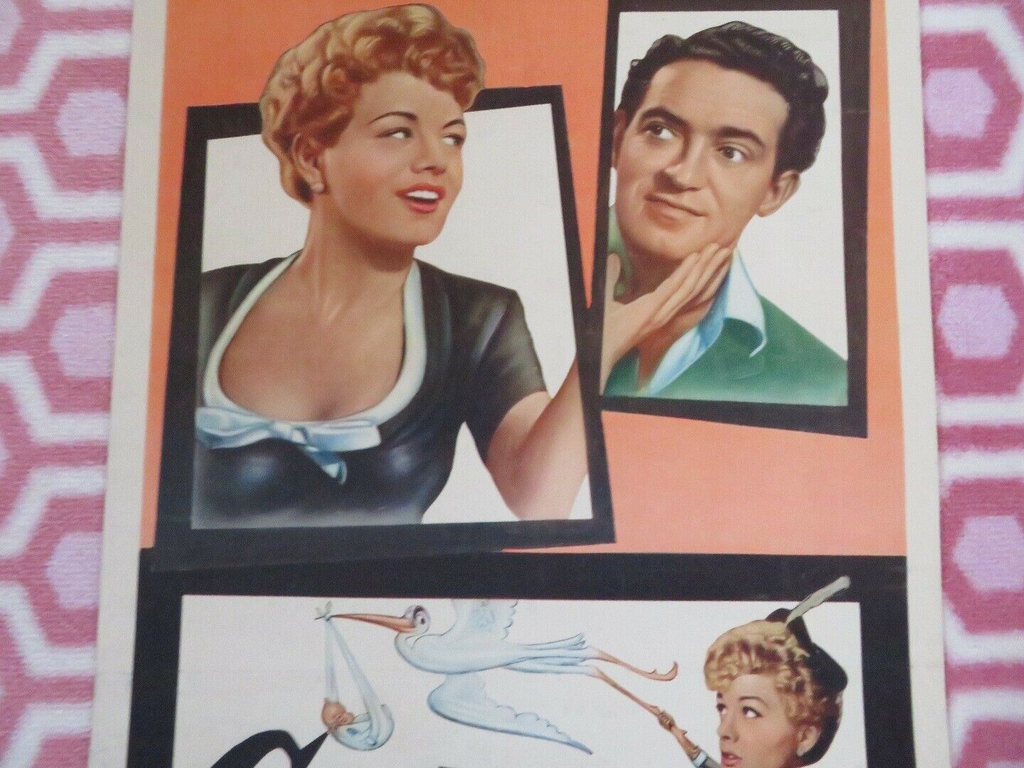 CASH ON DELIVERY US INSERT (14"x 36") POSTER SHELLEY WINTERS PEGGY CUMMINS 1954