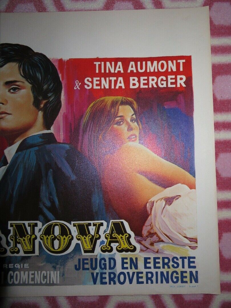 CASANOVA BELGIUM (22"x 14") POSTER ITALIAN FILM LEONARD WHITING TINA AUMONT 1969