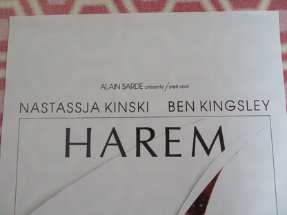 HAREM BELGIUM (22"x 14") POSTER NASTASSJA KINSKI BEN KINGSLEY 1985