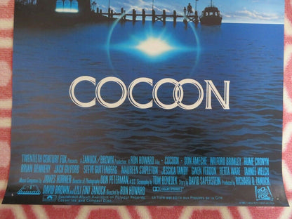 COCOON BELGIUM (21"x 13.5") POSTER DON AMECHE WILFORD BRIMLEY 1985