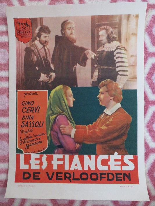 LES FIANCES / The Spirit and the Flesh BELGIUM (15.5"x 11") POSTER GINO CERVI