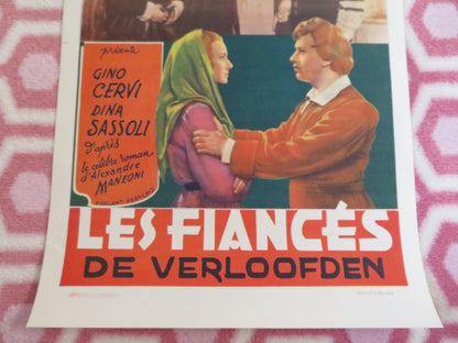 LES FIANCES / The Spirit and the Flesh BELGIUM (15.5"x 11") POSTER GINO CERVI