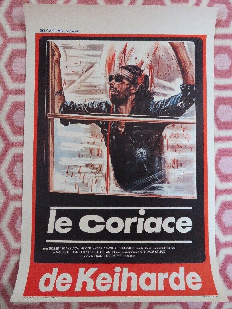 LE CORIACE / THE BOXER BELGIUM (21.5"x 14") POSTER R. BLAKE CATHERINE SPAAK 1972